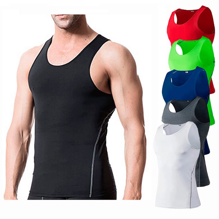 Men's training tight vest dry vest clothes basketball fitness running