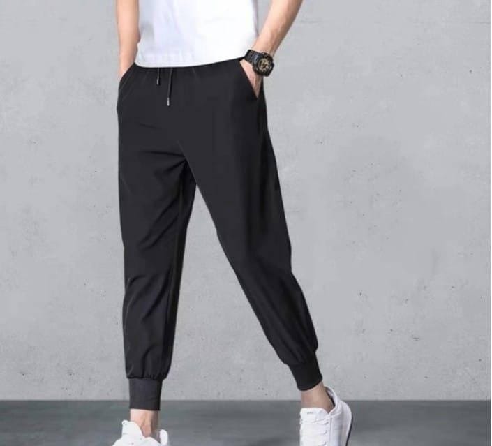 1 pcs Men's Stitched Cotton Jersey Plain Trouser