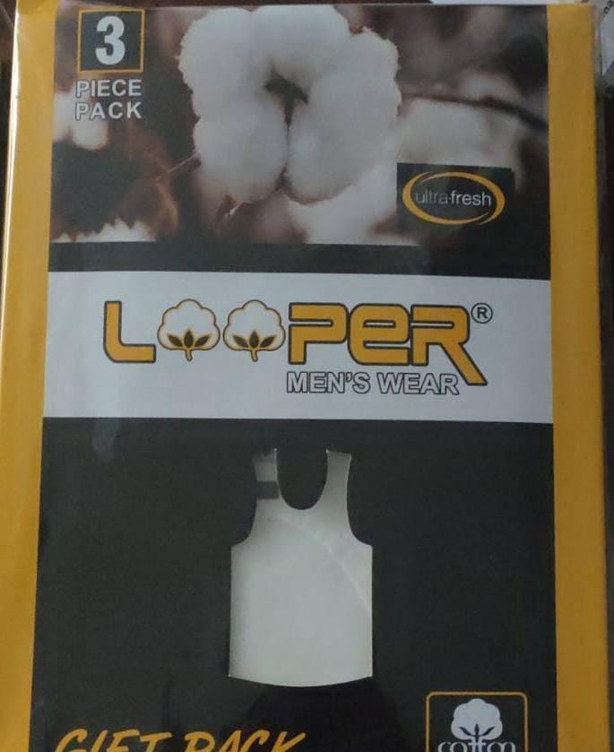 Men's Cotton Vest, Pack of 2